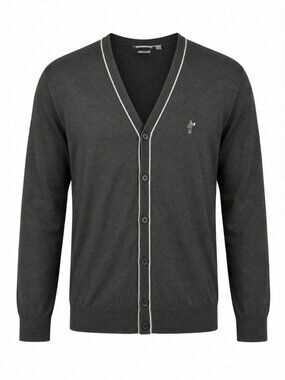 Ashworth Charcoal Pima Cotton Golf Cardigan Men’s L